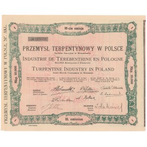 Przemysł Terpentynowy w Polsce, Em.3, 10.000 mkp 1924