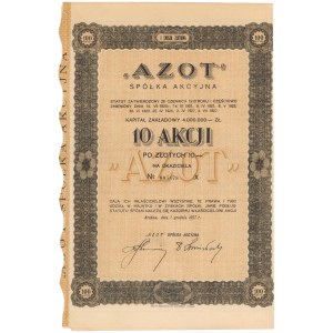 AZOT Spółka Akcyjna, Em.1, 10x 10 zł 1927