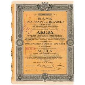 Bank dla Handlu i Przemysłu, Em.6, 540 mkp 1920