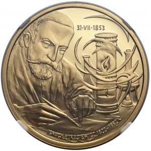 200 złotych 2003, 150-lecie Narodzin Przemysłu Naftowego i Gazowego - NGC PF69 UC