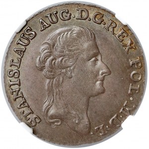 Poniatowski, Złotówka 1790 E.B. - NGC MS62