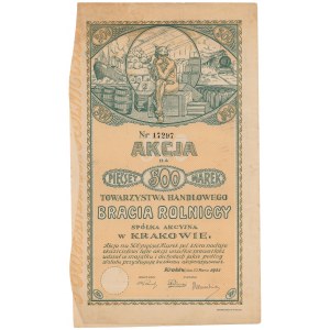Towarzystwo Handlowe BRACIA ROLNICCY, 500 mkp 1921