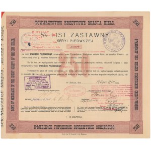 Kielce, TKM, List zastawny 250 rubli 1910