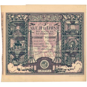 Zjednoczeni Polscy Przemysłowcy Metalowi, Em.2, 5x 1.000 mkp 1923