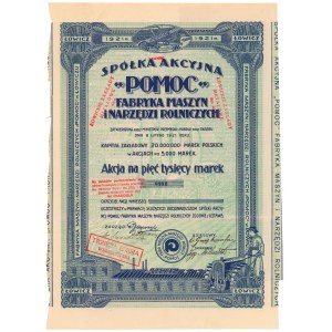 POMOC Fabryka Maszyn i Narzędzi Rolniczych, 5.000 mkp 1921