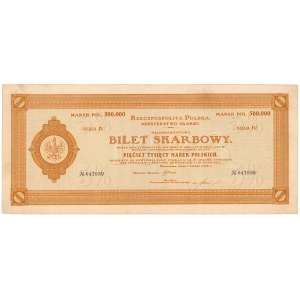 Bilet Skarbowy, Serja IV - 500.000 mkp 1923