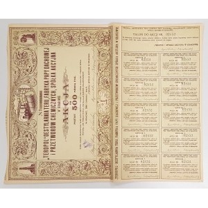 TEROPOL Destylarnia Teru, Fabryka Papy Dachowej i Przetworów Chemicznych, 500 mkp 1922