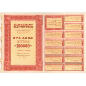 Śląskie Zakłady Elektryczne, 100x 1.000 zł 1939