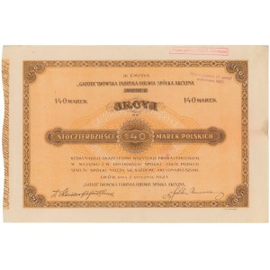 GAFOTA Lwowska Fabryka Obuwia, Em.3, 140 mkp 1921