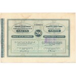 Fabryka Papieru Cygaretowego przedtem Zygmunt Weiser, 200 koron 1914