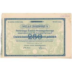 Polski Bank Przemysłowy, 10x 280 mkp styczeń 1921