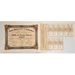 Bank Kredytowy w Warszawie, 1.000 mkp 1921