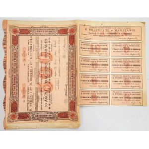 Towarzystwo Przemysłu Meatolwego K. RUDZKI i Ska, 10x 50 zł 1926