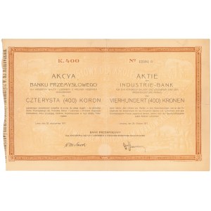 Bank Przemysłowy dla Królestwa Galicyi i Lodomeryi, 400 koron 1917 