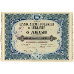 Bank Ziemi Polskiej w Lublinie, Em.6, 5x 210 mkp 1921