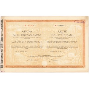 Bank Przemysłowy dla Królestwa Galicyi i Lodomeryi, 400 koron 1910