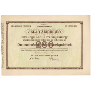 Polski Bank Przemysłowy, 100x 280 mkp 1923