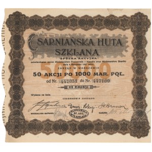 Sarniańska Huta Szkalana, Em.3, 50x 1.000 mkp 1923