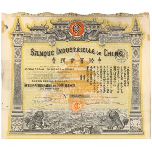 China, Banque Industrielle de Chine, 500 Francs