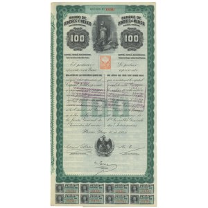 Mexico, Banco de Londres y Mexico, $100 1905