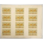 Pełny ARKUSZ banknotów 50 złotych 1929