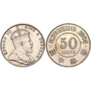Hong Kong 50 Cents 1905