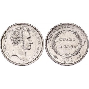 Netherlands East Indies 1/4 Gulden 1840