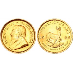 South Africa 1/10 Ounce Krugerrand 1984