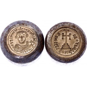 Byzantium Constans II Solidus 647 AD Counterfeit's Dies of 20th Century