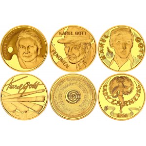 Czech Republic Set of 3 Gold Medals Karel Gott 2018 - 2019