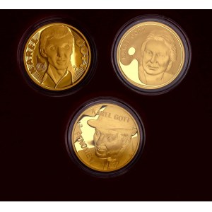 Czech Republic Set of 3 Gold Medals Karel Gott 2018 - 2019