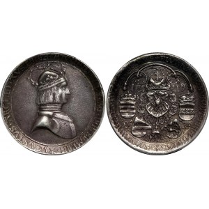 Austria 2 Schauguldiner (Doppelter) 1519 PCGS Genuine Tooled-XF Detail