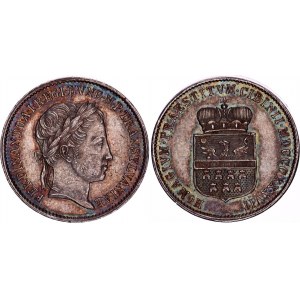 Austria Silver Token Homage in Sibiu - Transylvania 1837