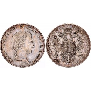 Austria 1/2 Taler 1845 A