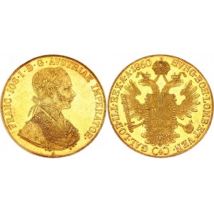 Austria 4 Dukat 1860 A