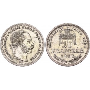 Hungary 10 Krajczar 1868 KB