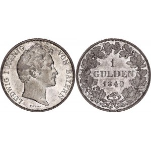 German States Bavaria 1 Gulden 1840
