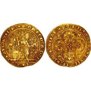 France Ecu d'Or 1350 - 1364 (ND) R1