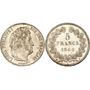 France 5 Francs 1840 B