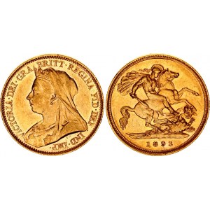 Great Britain 1/2 Sovereign 1893
