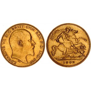 Great Britain 1/2 Sovereign 1902 Matte Proof