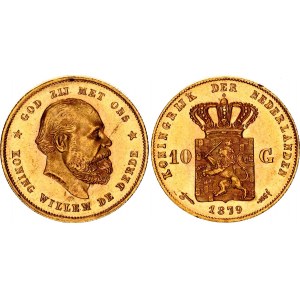 Netherlands 10 Gulden 1879