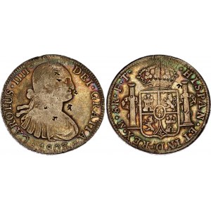 Mexico 8 Reales 1803 FT with Chopmarks