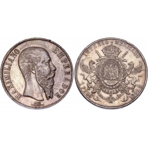 Mexico 1 Peso 1866 Mo