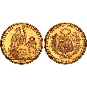 Peru 20 Soles Oro 1960