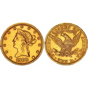 United States 10 Dollars 1900