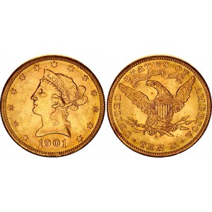 United States 10 Dollars 1901 S