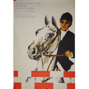 Boguslaw Lustyk (b. 1940), XX Official C.S.I.O Horse Competition, Olsztyn, 1971.