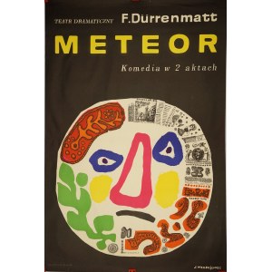 Jan Młodożeniec (1929-2000), Friedrich Dürrenmatt, Meteor, 1966