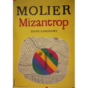 Jan Młodożeniec (1929-2000), Molière, The Misanthrope, 1967